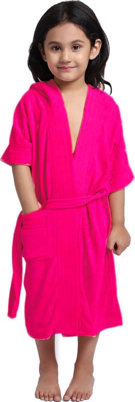 ELEVANTO bathrobe for Kids Bathrobe SetBathrobe for GirlsChildren Hodded Bath Robe Bathrobe GownIdeal for Girlsbathrobe for kids boyChildrens Hooded Bath Robe Gift for PostBathRANI