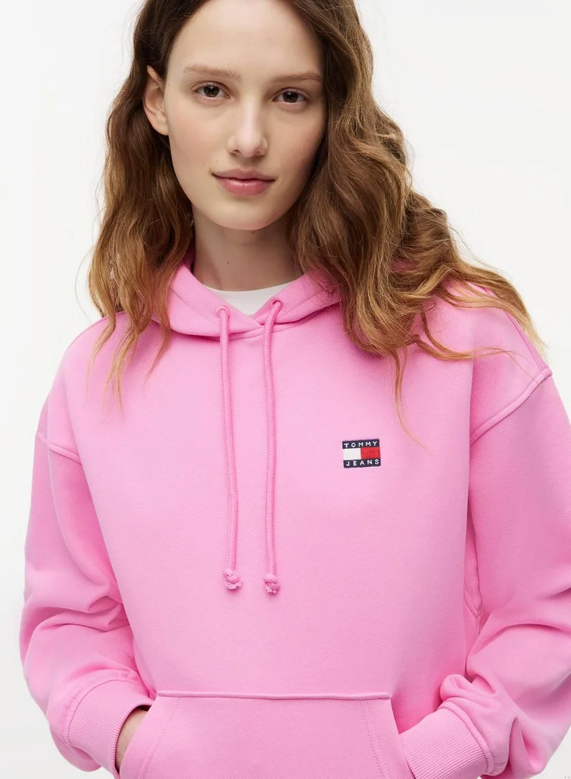 Tommy Jeans Tommy Badge Brushed Terry Boxy Hoody