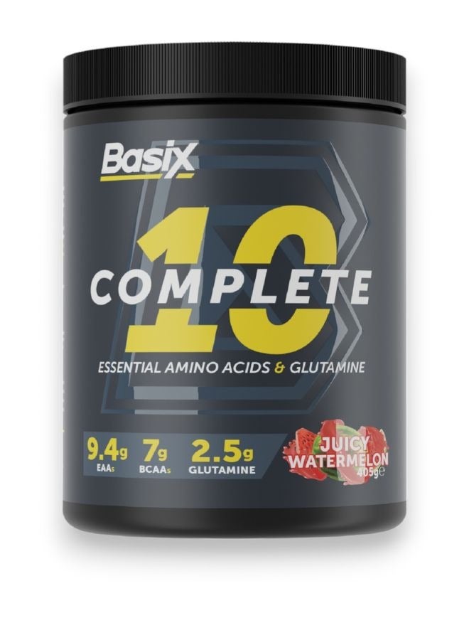 Complete 10 Eaa + Glutamine, Juicy Watermelon Flavour, 405g