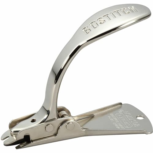 Bostitch Office Heavy Duty Carton Staple Remover Built in Staple Shield Wear Resistant Nickle Plated Finish Chrome