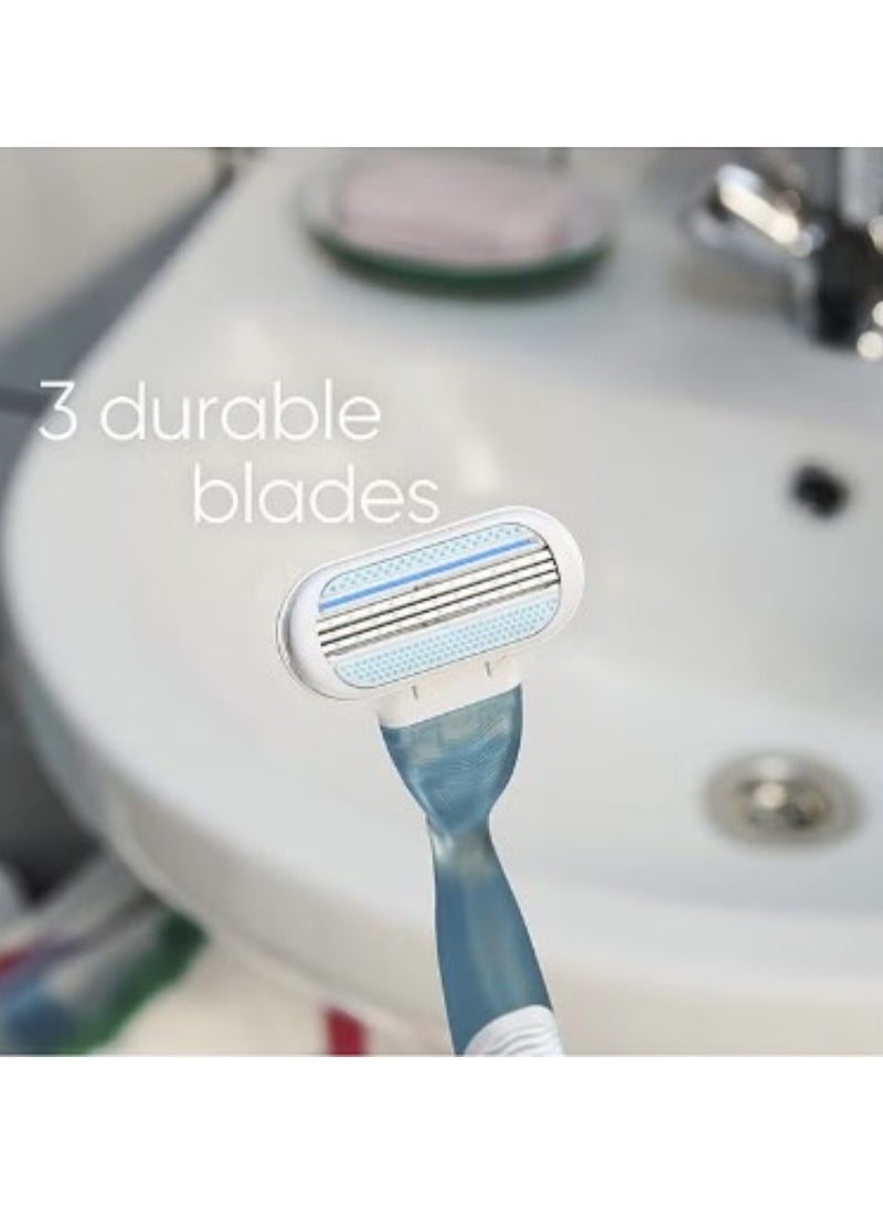 Gillette Venus Women's Smooth Razor + 2 Gillette Refill Blades - Image 2