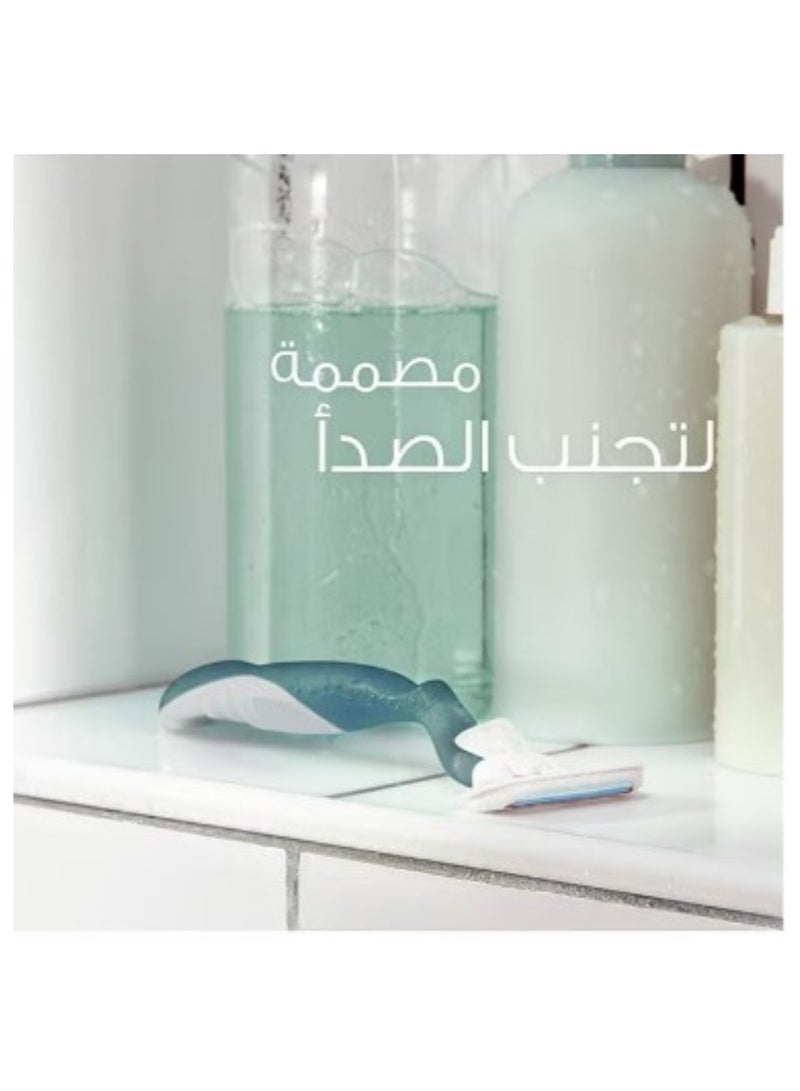 Gillette Venus Women's Smooth Razor + 2 Gillette Refill Blades - Image 3