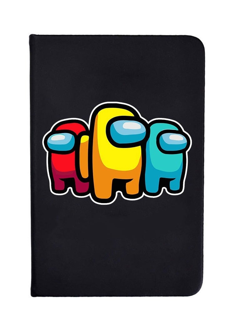 Nariele Among Us Black Matte Minimalist Cartoon Notebook