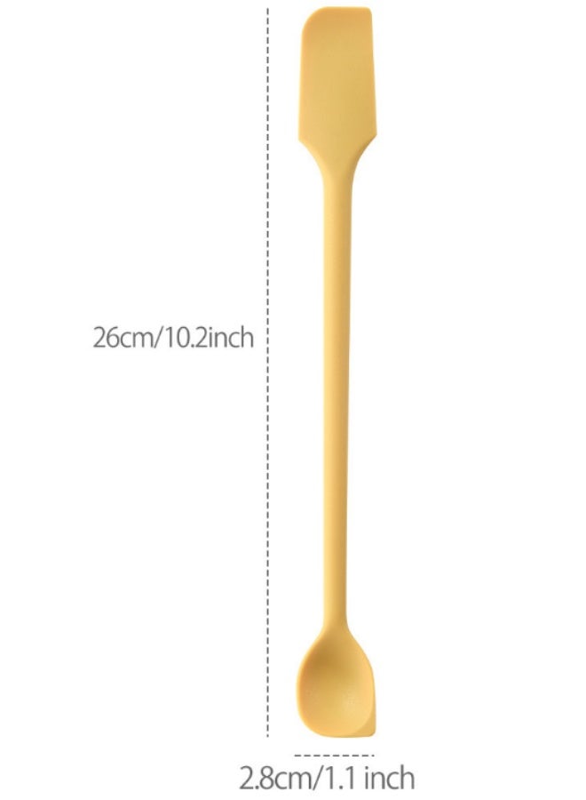 Long Dual-end Silicone Spatula & Spoon, 4 Pack, for Cooking, Baking, Serving - Image 4