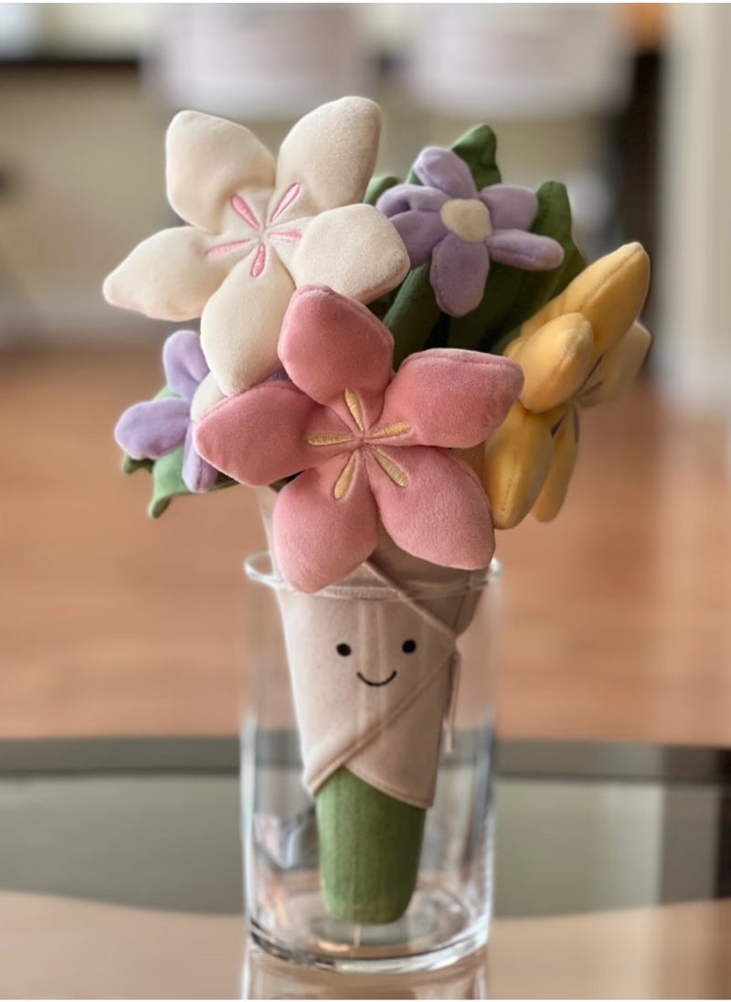 Jellycat Amuseables Bouquet Of Flowers Wedding gift gift for girlfriend Sitting Height: 31  - Image 3