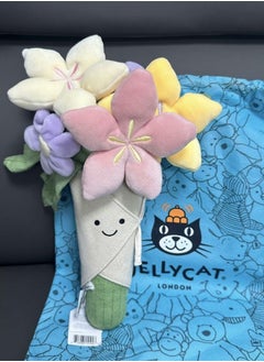 Jellycat Amuseables Bouquet Of Flowers Wedding gift gift for girlfriend Sitting Height: 31  - Image 1