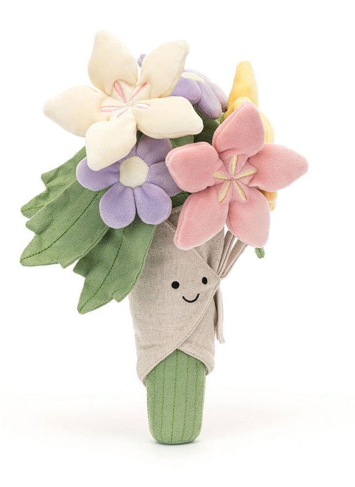 Jellycat Amuseables Bouquet Of Flowers Wedding gift gift for girlfriend Sitting Height: 31  - Image 4