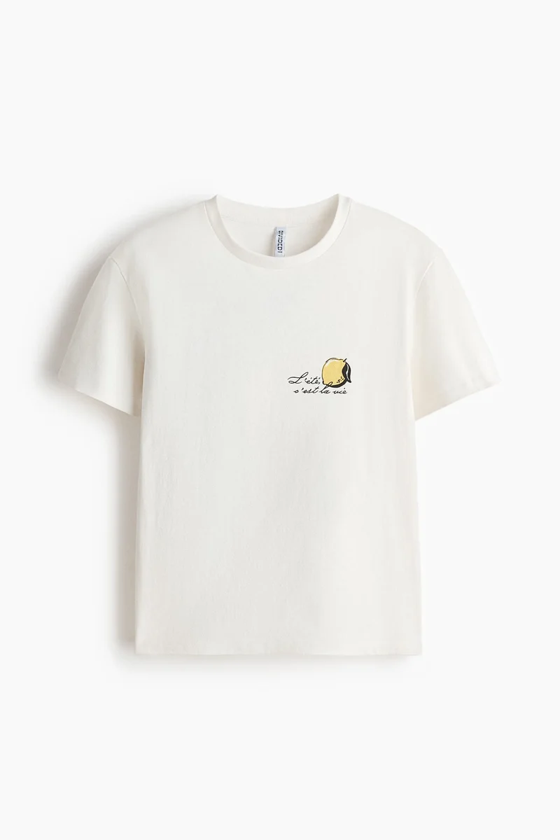 H&M Appliquéd T-shirt