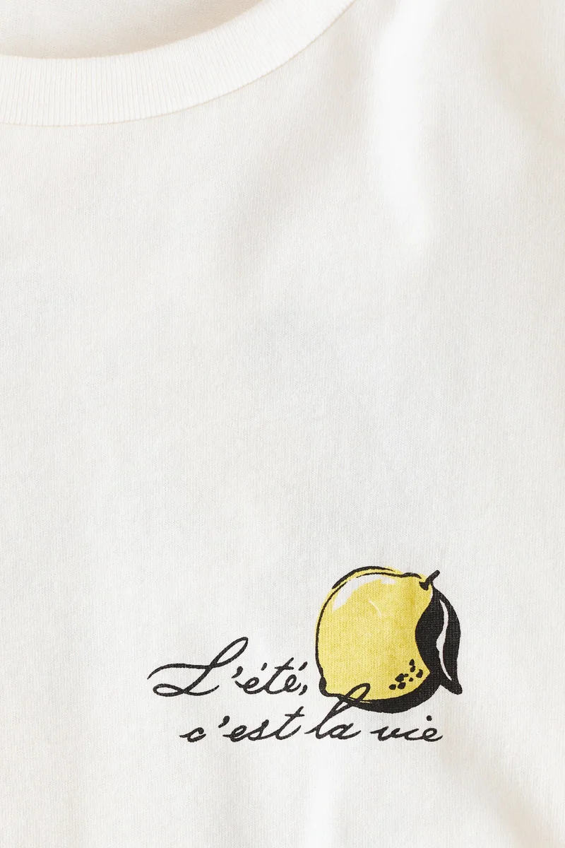 H&M Appliquéd T-shirt