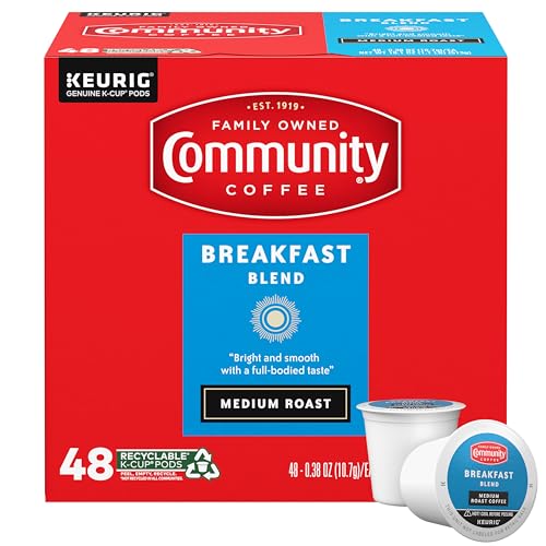 Community Coffee Breakfast Blend Medium Roast Single-Serve Keurig K-Cup Pods 48 Count (Pack of 1) - Image 5