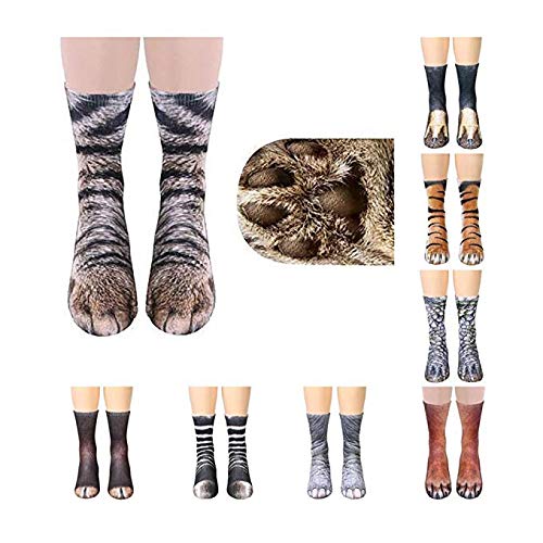 FreeNFond Funny Animal Paw Socks Gag Gifts for White Elephant Gift Exchange - Image 5