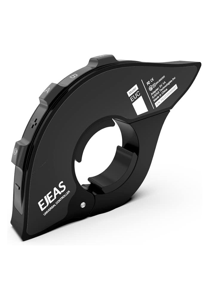 EJEAS جهاز التحكم عن بُعد اللاسلكي بلوتوث للدراجات النارية EJEAS EUC، أسود - Image 1