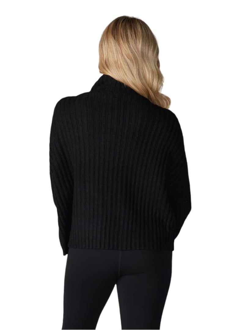 TAVI ALPINE MOCK NECK SWEATER EBONY - Image 4