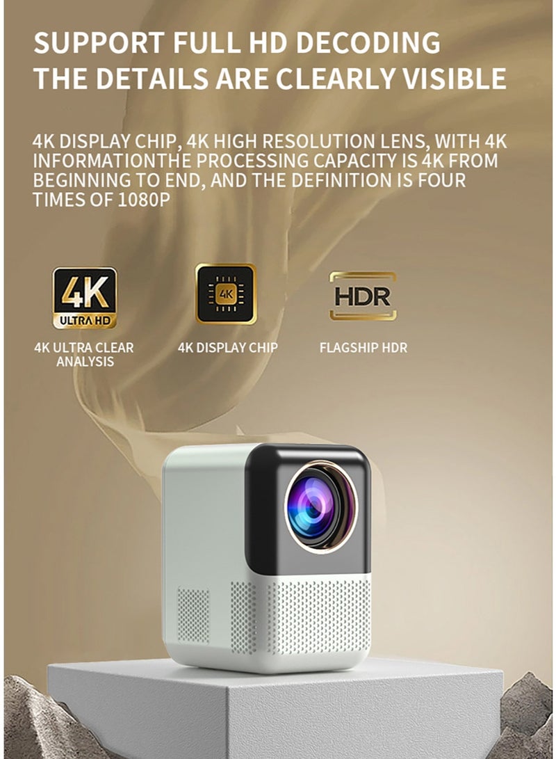 The P700 portable electric focusing projector supports high-definition 1080P mini projectors for home office use. - Image 3