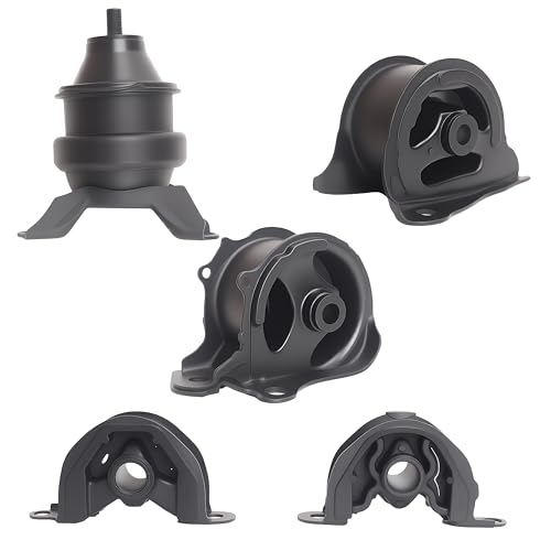 JAVOUKA 5 PCS Engine Motor and Transmission Bracket Kits Compatible with Honda CR-V L4 2.0L 1997 1998 1999 2000 2001, Auto Motor Engine & Trans Mount Sets Replace OE# A6502 A6506 A6520 A6526 A6585 - Image 1