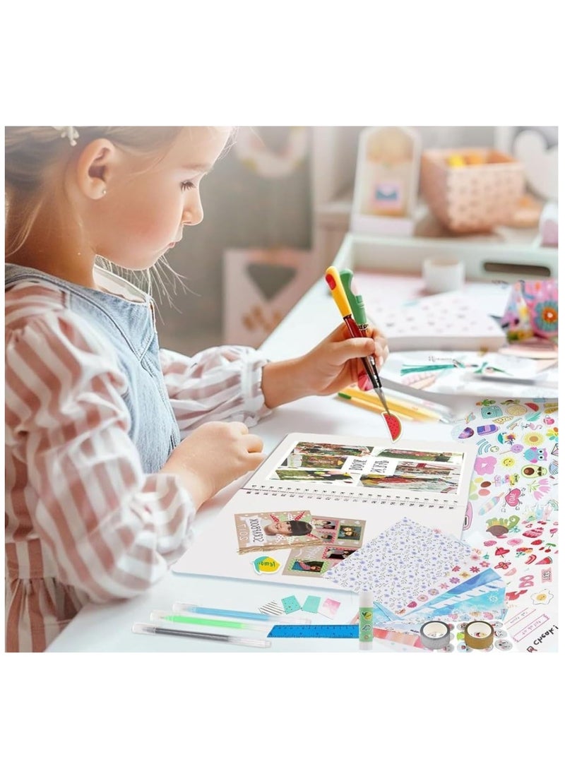 DIY Journal Kit for Girls, Scrapbook & Diary SuppliDIY Journal Kit for Girls - Journaling Toys Set for Teen Kids, Art Crafts Scrapbook Diary Supplies Set, Ideal Gifts for 8 9 10 11 12 13 14 Year Old Girls - Image 4