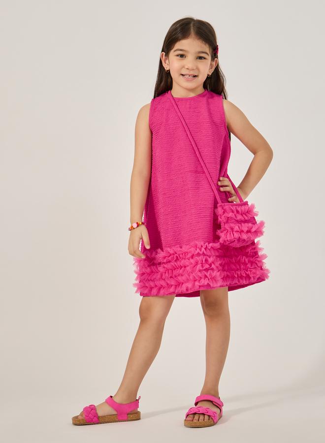 Styli Ruffled Sleeveless Dress - Image 1
