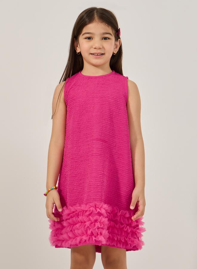 Styli Ruffled Sleeveless Dress - Image 4