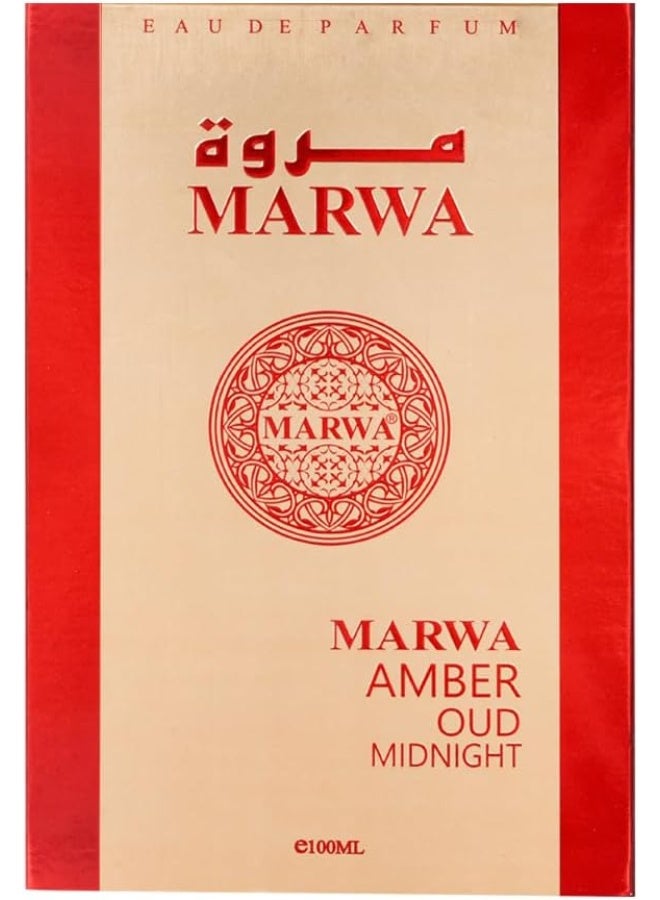 MARWA Amber Oud MIDNIGHT  – Eau de Parfum 100ml - Image 2