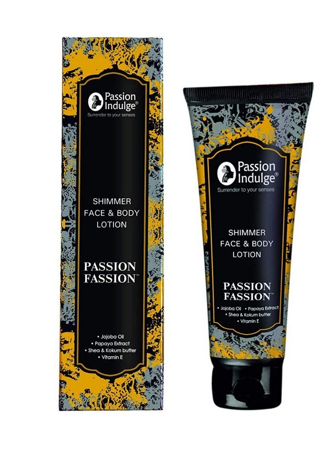 passion indulge Passion Fassion Gold And Silver Shimmer Bling Lotion100 Ml - Image 1