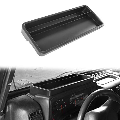 Hooke Road Wrangler TJ Dash Tray Dashboard Storage Box Container Organizer for Jeep Wrangler TJ 1997-2006 Interior Storage - Image 3