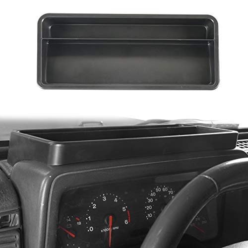 Hooke Road Wrangler TJ Dash Tray Dashboard Storage Box Container Organizer for Jeep Wrangler TJ 1997-2006 Interior Storage - Image 2