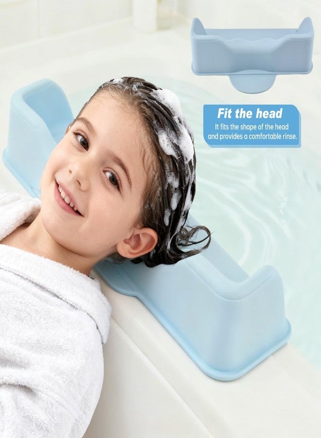 YOSINXU Hair Washing Station for Kids, Silicone Hair Washing Basin for Sink or Bathtub,for Kids, Toddlers, Children, Teens, Neck Support Make Wash Day Much Easier - Image 3