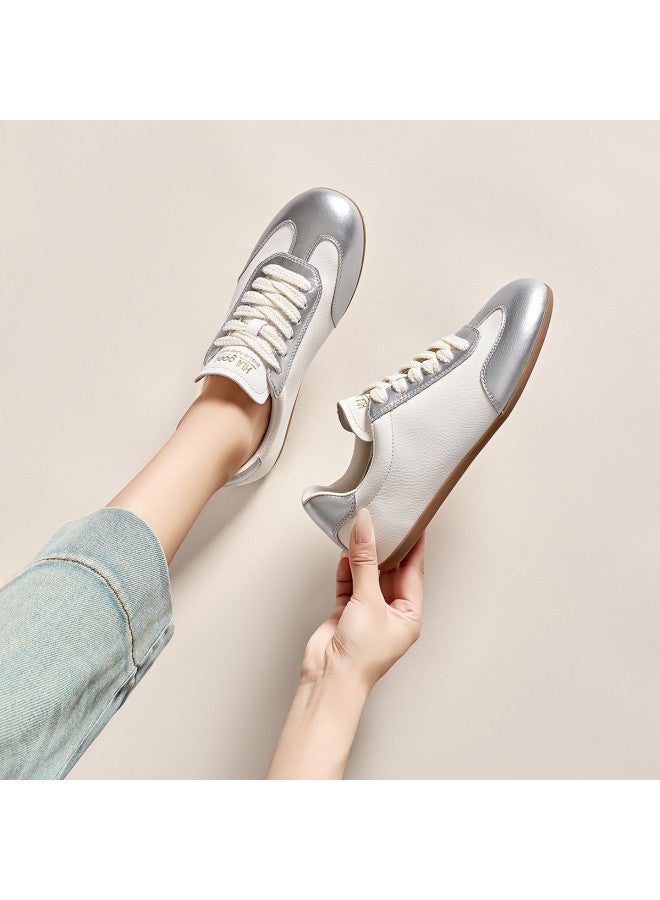 HLA Women's Shoes Retro Athletic Casual Shoes Trendy Color-block German Training Sneakers Y2k Style Casual Shoes - Image 5