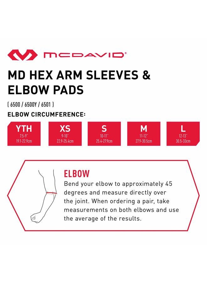 McDavid HEX Shooter Arm Sleeve Reversible Print - Black/Brick GRAF - Image 4