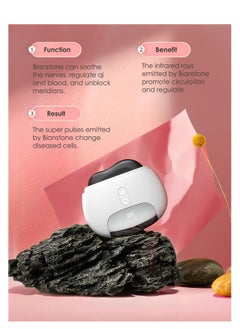 SYOSI GuaSha Tool for Face, Electric Gua Sha Facial Tool with Skin Scraping ,Massage, Heat and Electric Vibration 5 Models, Anti-Aging Device, Eye Face Puffiness, Wrinkles, Firm Tighten, Relief, White  - Image 2