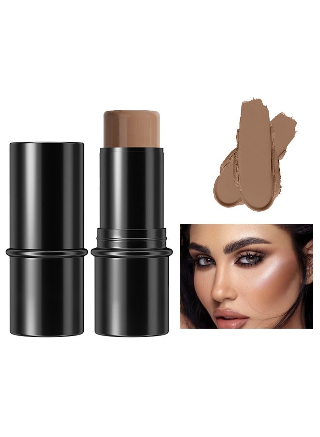 Hello Contour Stick Makeup, Bronzer and Matte Finish Makeup Stick for Women, Lightweight and Blendable Professional Makeup Contour(10#) - Image 1
