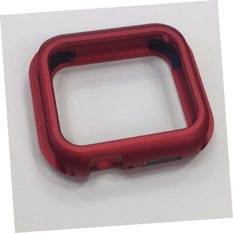Magnetic Adsorption Metal Frame Protective Case Cover For Series Smartwatch Black - Image 4