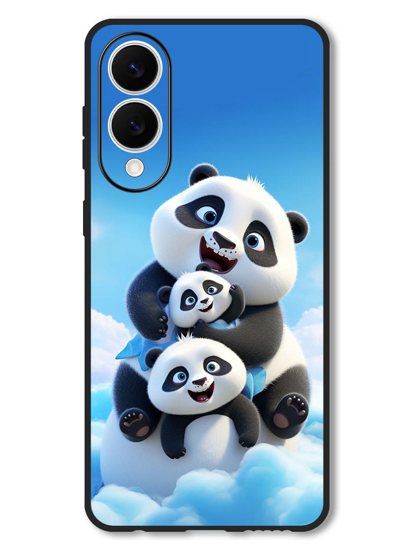 Theodor Case Compatible with Samsung Galaxy S25 Edge 6.7 Inch Protection Shockproof Bumper Cover Panda 2 - Image 1