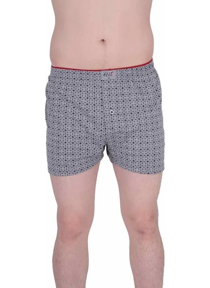Tutku Passion 6-Pack Passion Elite Towel Waist Men's Combed Cotton Patterned Boxer 1102