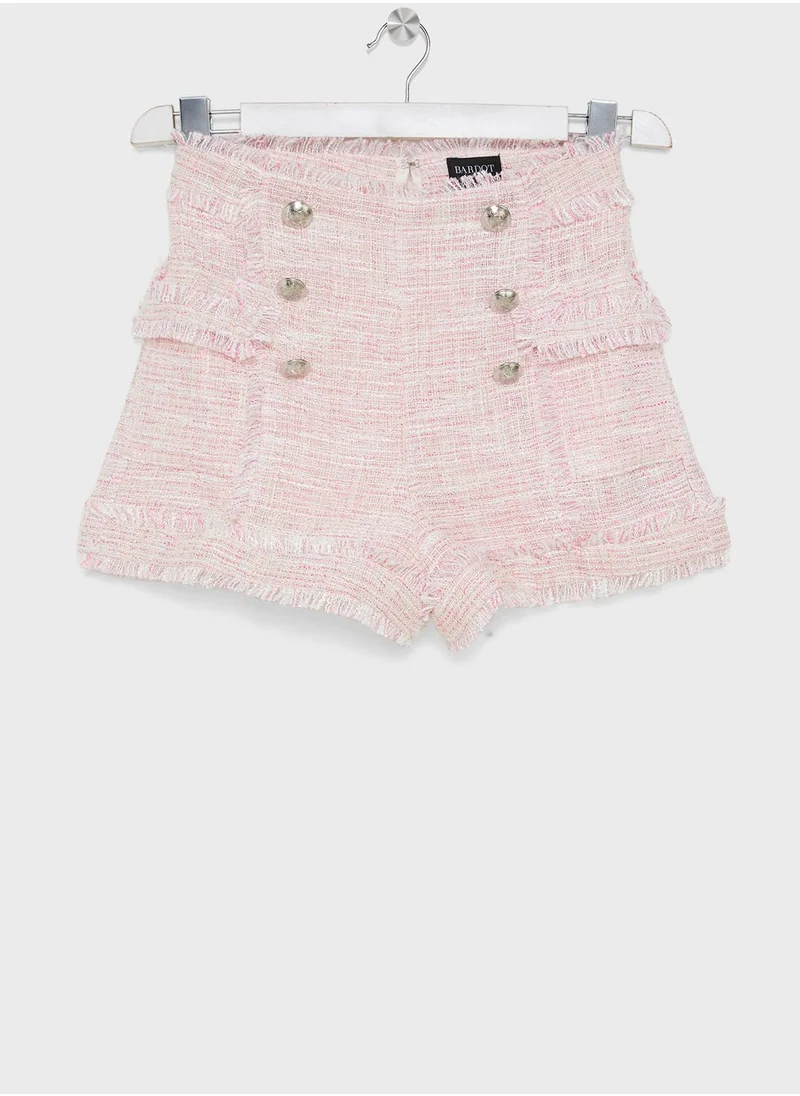 Bardot Junior Kids Gamela Boucle Shorts