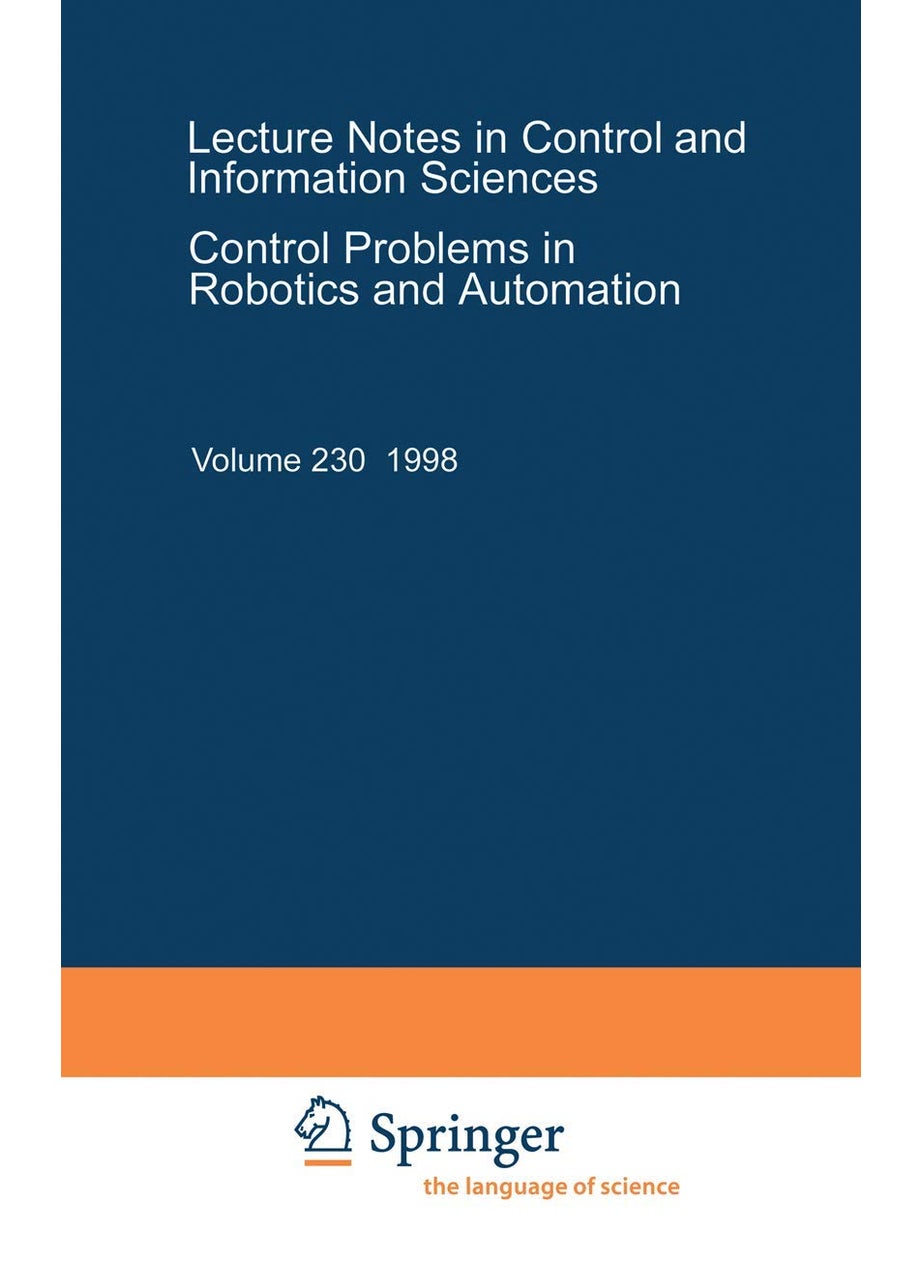 Control Problems in Robotics and Automation 