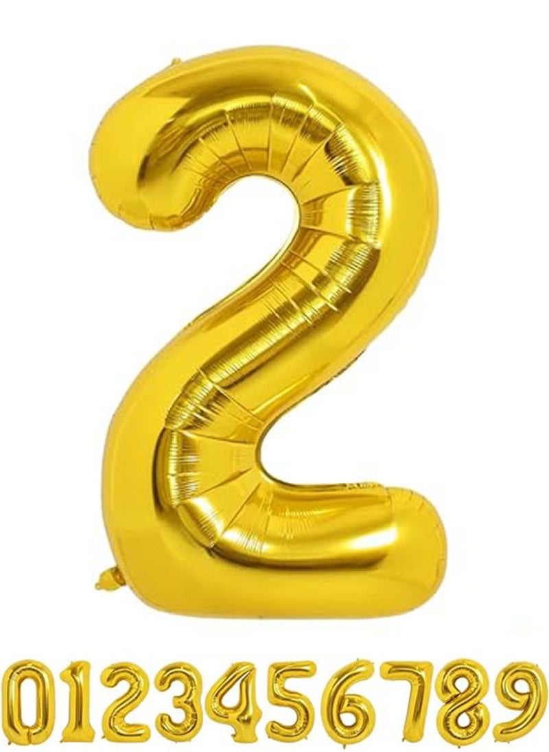 Helium Balloons Of 10 Pcs Shaped Number From 0 to 9 Size 40 cm For Decorating Birthday Parties And Weddings  - Image 5