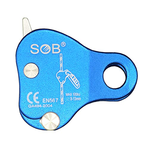 SOB SOB Climbing fall protection device The riser protects The aluminum magnesium alloy rope clip, which is used for - Image 2