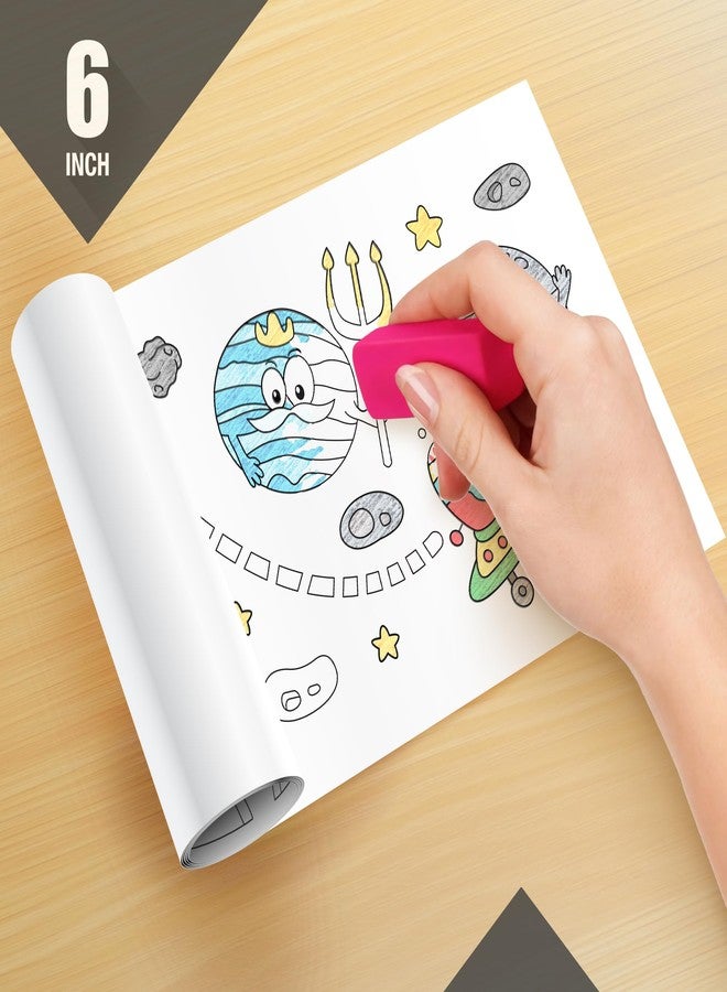Inkmeo | Solar System Wall Colouring Roll | AR Enabled | Interactive Educational Learning Chart | For Kids | Ages 5+ | Best Gift | Size (6 X 40 Inches) | Fun Learning,Budding Astronauts And Scientists - Image 4