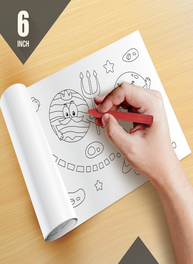 Inkmeo | Solar System Wall Colouring Roll | AR Enabled | Interactive Educational Learning Chart | For Kids | Ages 5+ | Best Gift | Size (6 X 40 Inches) | Fun Learning,Budding Astronauts And Scientists - Image 3