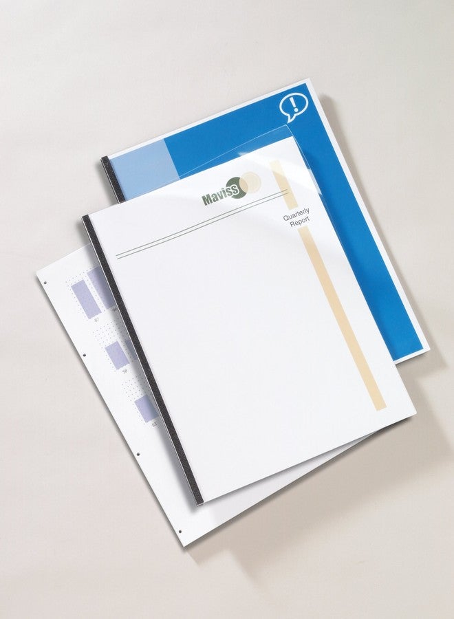 GBC GBC9743070 VeloBind Clear View Economy Presentation Covers, Square Corners, Clear, Economy Weight, 25 Pieces Per Box - Image 3