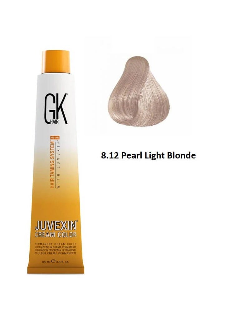 GK Hair Pearl Light Blonde 8.12 
