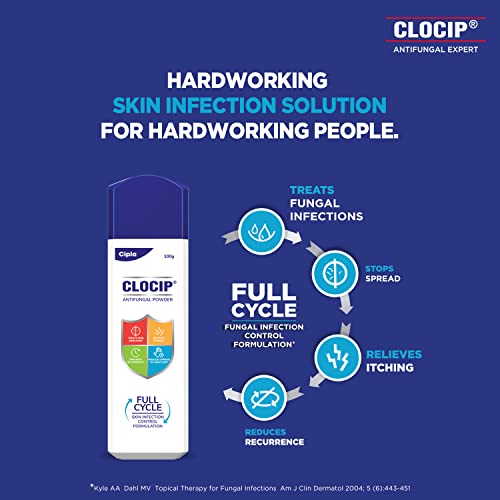 Cipla سيبلا كلوسيب مسحوق مضاد للفطريات 100 جم (عبوة من 3) - Image 4