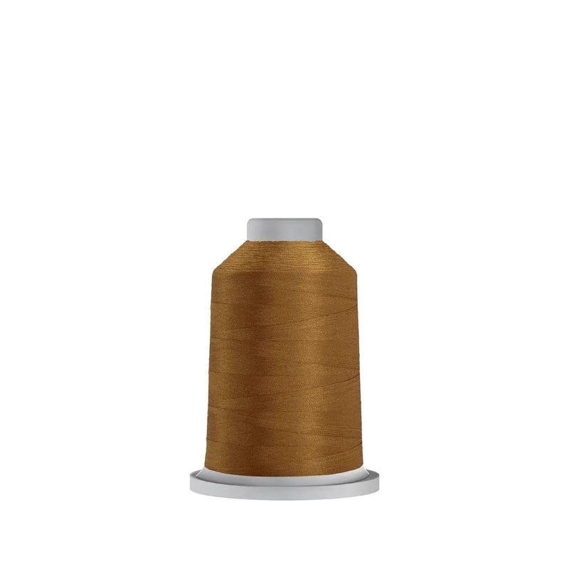 Glide 40 wt Trilobal Polyester 1000 m (1100 yd.) spool - Military Gold - Image 4