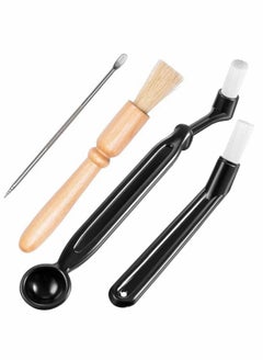 KASTWAVE Coffee Machine Cleaning Set, 4 Pcs Nylon Espresso Machine Cleaning Tool  - Image 1