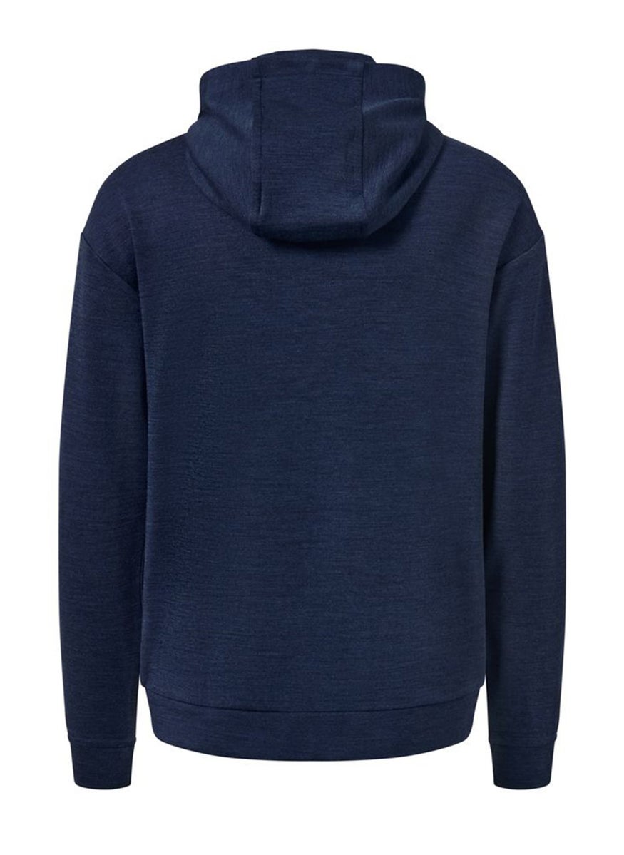 Tchibo Women Hooded Plain Sweatshirt, Navy Blue  - Image 3