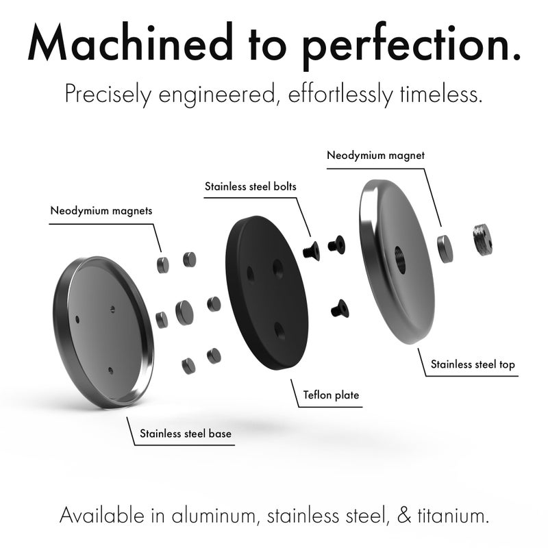 ONO Slider - Handheld Fidget Toy for Adults | Help Relieve Stress, Anxiety, Tension | Promotes Focus, Clarity | Compact, Portable Design (Natural - Stainless Steel) - Image 5