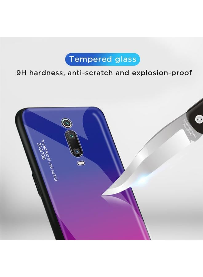 إيروريكس جراب لهاتف Xiaomi Redmi K20 / K20 Pro / Mi 9T / Mi 9T Pro جراب زجاجي متدرج الألوان - Image 4