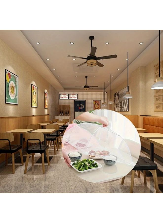 3 Piece Set Nylon Mesh Food Covers Pop Up Umbrella Style Reusable Washable - Image 5