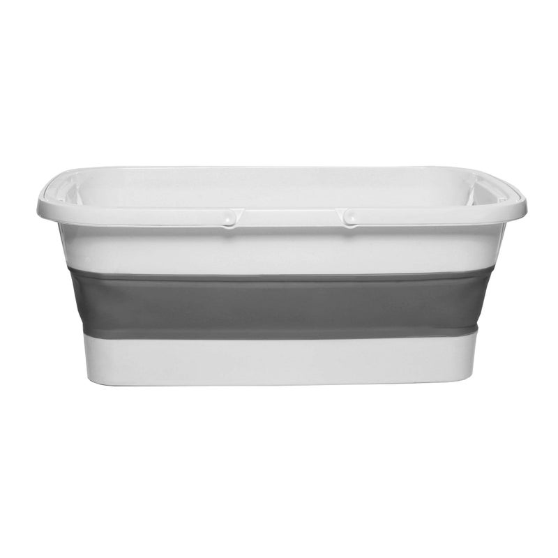 Eurow 135L 35 Gallon Collapsible Portable Basket Bucket for Indoor  Outdoor Use SpaceSaving Design Durable with Sturdy Handle for Kitchen Laundry Camping Fishing BBQ